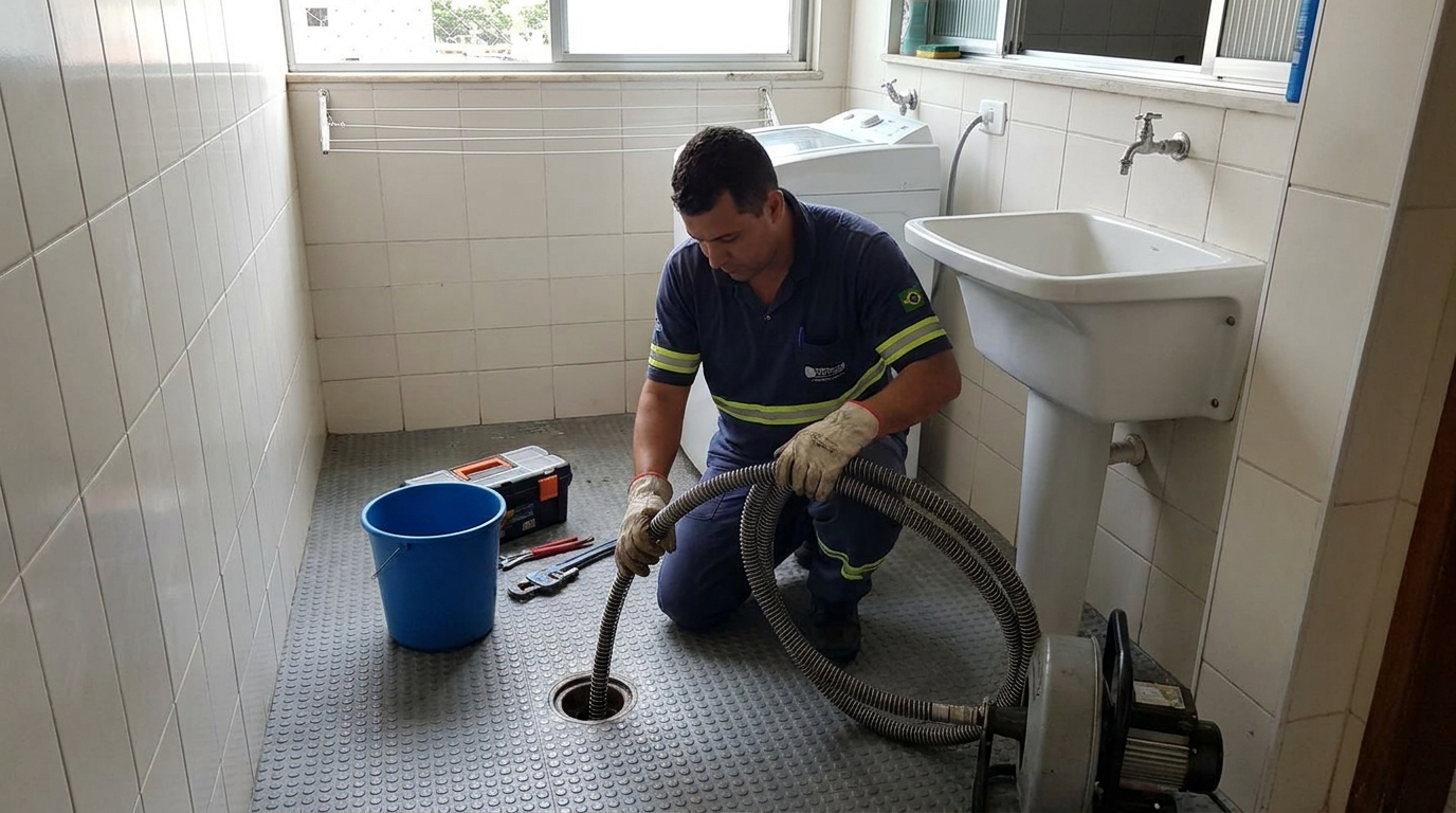 Desobstrução na Cozinha em Jaboatão dos Guararapes‑PE